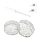 2 Pcs Rv Vent Cover  Rustproof Water Heater Ventilation Mesh Cover With
