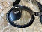 Doggles Ils Originalz Lg  Dog Goggles Black Frame Clear Lens Euc W Case