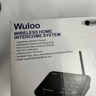 Wuloo Wireless Home Intercom System Black Wl-888 Multi Channel Long Range 2 Pack