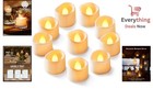 24 Pk Flameless Led Tea Lights 200  Hour Battery Cozy Ambiance For All Occasions