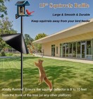 Smart Bird Feeder Pole Stand With Proof Squirrel Baffle - 82  Bird House Pole