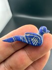Roman Ancient Very Old Lapis Stone Bird Luck Amulet