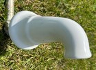 Vintage Tub And Shower Porcelain Set With Plumbing-spout Covers Handles