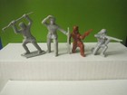 Tim Mee Toys Frontiersmen Pioneer Cowboys Indians Plastic Army Toy Soldiers