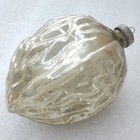 Huge Antique Vintage Glass Christmas Ornament X-mas Fir-tree Decoration Walnut