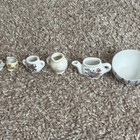 Vintage Miniature Porcelain Tea Set Child s Doll House Made In Japan - 8 Pieces