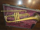 Antique 20th Century Trumpet And Case  Rough Shape