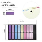 2 Pack File Folder With 8 Pockets  Accordion File Organizer For Documents  A4   