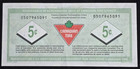 Canada 2014 Canadian Tire Money 5 Cents Cash Bonus Bill Note Sandy Mctire Scrip