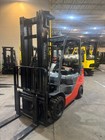 2021 Toyota 8fgcu30 6000 Lb 3 Stage Mast Lp Gas Cushion Forklift 957 Hours