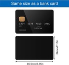 Custom Nfc Card nfc Tags Ntag 215 Pvc Cards Black