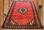 Rug  3 10 X 6 7 Semi Antique Tribal Handmade Wool Area Rug Oriental Carpet 4 X 7