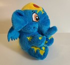 Neopets Blue Starry Elephante Elephant Plush Stuffed Toy Jakks 5  No Code 2008