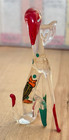 Vintage Hand Blown Art Glass Miniature Dog  Wheeling W Virginia  3 25  Catalog  