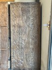 Hand Carved Tree Of Life Wood Wall Panel Vintage Barn Door Rustic Farmhouse84x36