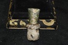 Genuine Ancient Roman Glass Bottle Vessel Circa 1st - 5th Century Ad