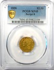 1836 Classic Gold Quarter Eagle  2 50 Coin - Certified Pcgs Xf45  ef45  - Rare 