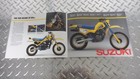 1986 Suzuki Ds80 Dr100 Vintage Brochure 
