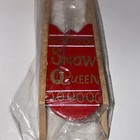 Sears Roebuck Vintage Christmas Ornament Wood Sled Snow Queen New Old Stock