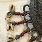 Antique African Yaruba Medicine Purse Cast Bronze Container Bag    