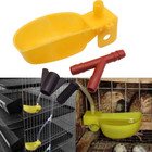10set Quail Waterer Automatic Bird Water Cups For Cage Hang Drinker Poultry Bird