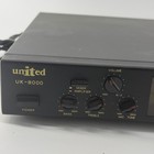 United Uk-8000 Stereo Hi-fi Karaoke Multiplexer Mixer Amplifier Black