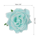 5pcs Rose Flower Hair Clips 4 Inch Flower Hair Pins Flower Brooch Mint Green