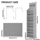 Hanging Yarn Storage Organizer  Large Capacity Yarn Storage Bag With 5 Zipper   