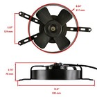 Caltric Radiator Fan Assembly For Kawasaki Brute Force 750 Kvf750-a 2005-2011