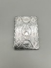 Victorian Sterling Silver Card Case  George Unite  Birmingham  1857