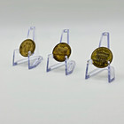 Gold-toned Lincoln Penny Lot Of 3     1954 1999 2010 Not Real Gold Novelty Coins