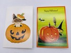 Lot 12 Vintage Halloween Greeting Cards Marian Heath 6 Designs Unused Envelopes