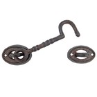 Cast Iron Swivel Hook   Eye Door Latch Hasp Gate Hardware Antique Style 6  Arm