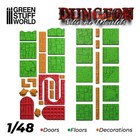 Silicone Moulds - Dungeon - Dioramas Scenery Castle Stone Ruins