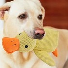 Pet Plush Toy Dog Calming Duck Stuffed Duck Toys Chew Toy Squeaky For Puppy Pet