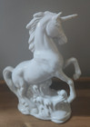 Vintage Unicorn Figurine Omc Japan Otagiri Ceramic Porcelain White 6 5   