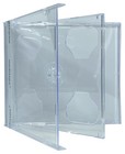 25 Standard Clear Double Cd Jewel Case   100 Opp Bags