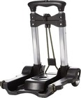 Compact Folding Luggage Cart  Black  One Size