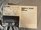 Jazz Festival Program 1959 Randalls Island Monk Brubeck Gillespie Silver Sims