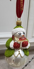 Waterford Holiday Heirlooms 2015 Lismore Leo Pearl Snowman Ornament Boxed