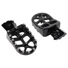Black Footrest Foot Pegs For Yamaha Yz85 Yz125 Yz250 Yz450f Wr250f Tenere700