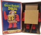 Gear Robot Japan Wind Up Vintage Horikawa Robot Sparkling Action