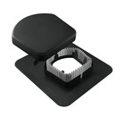 Snowventco Upper Roof Exhaust Vent  50 Sq  In   black 