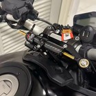 For Yamaha Mt-09 Fz09 2013-2020 Carbon Fiber Steering Damper Bracket Mount Kit