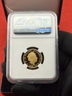 2021 Uk Britannia With Lion   25 1 4oz  9999 Gold Proof Coin Ngc Pf70 Uc S n 45