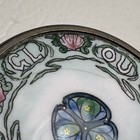 Antique Gloucester Ma Enamel Seahorse Seaweed Jewelry Trinket Box Art Nouveau
