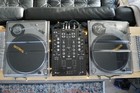 Technics Sl-1200mk2-m Turntables  pair    Pioneer Djm-t1 Mixer   Decksavers Dvs