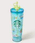 Starbucks Korea Toy Story Alien Cold Cup 710ml Green Straw Tumbler Limited