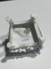 Miniature Porcelain Chair Signed Germany Elfinware Dollhouse Furniture Mint Vtg