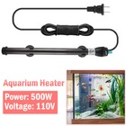 500w Smart Submersible Aquarium Fish Tahk Heater With Adjustable Knob Thermostat